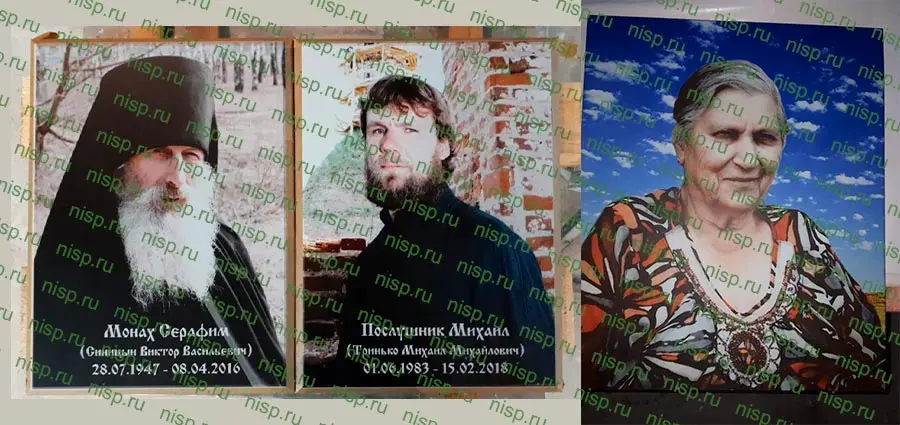 цветной портрет прямо на памятник на могилу